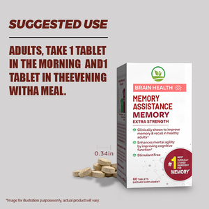 Comprimés à croquer d'assistance à la mémoire pour la santé du cerveau, supplément nootropique pour la mémoire, vente en gros OEM - Product Image 6