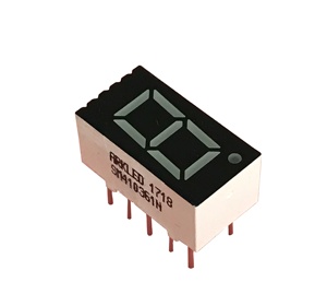 Небольшой шаг 1 дюйм Smd семисегментный светодиодный дисплей красный 1 цифра - Product Image 2