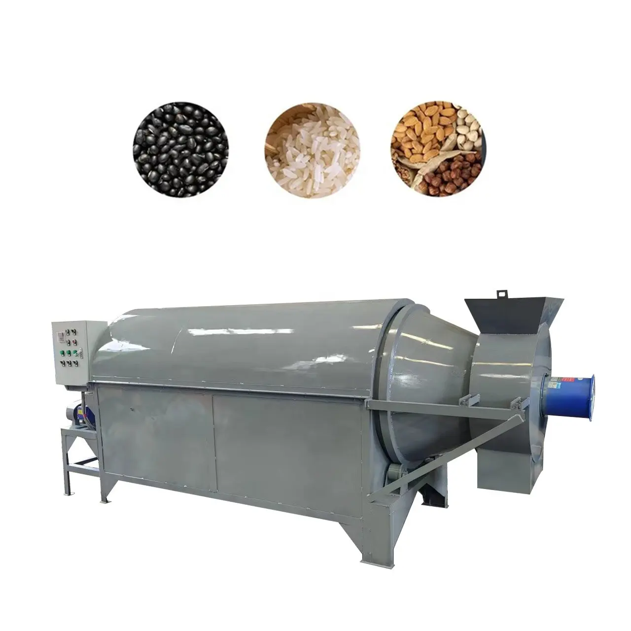 Energy saving small rotary dryer Silica Sand Dryer for Corn Bran Rotary Grain Dryer