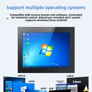 10-Inch All-In-One <strong>Embedded</strong> Win10 Industrial Control Tablet <strong>Computer</strong> with Anti-Interference Quad Intel VGA LCD Display - Product Image 2