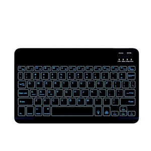 Combinación Bluetooth de ratón y teclado inalámbrico con retroiluminación RGB de colores al por mayor para iPad