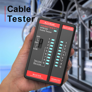 Rj11Rj45トラッカートレーサーラインファインダー電気機器HT812用HabotestネットワークLAN電話ケーブルワイヤーテスター - Product Image 3