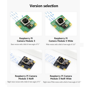 Roarkit Raspberry Pi modulo fotocamera 3, 12MP ad alta risoluzione, Auto-Focus, IMX708, opzioni per la funzione di visione notturna e FOV - Product Image 4
