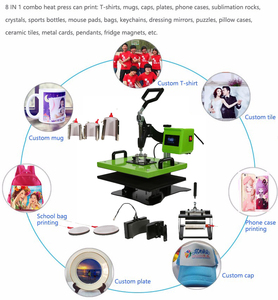 5-in-1オールインワンホットプレス機多機能衣類カップ用帽子加熱要素手動グレードヒーター - Product Image 4
