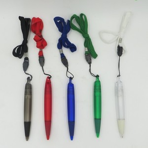 定制胖笔礼品促销迷你圆珠笔塑料圆珠笔带颈挂绳 - Product Image 4