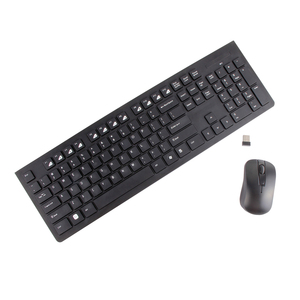 VCOM Wireless <strong>Keyboard</strong> <strong>Mouse</strong> Combo English Spanish Layout QWERTY <strong>Computer</strong> <strong>Keyboard</strong> Optical <strong>Mouse</strong> Set - Product Image 1