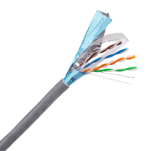 23/24awg FTP/UTP CMR non schermato cavo dati resistente al fuoco filo rotolo 1000ft LAN Computer rame Cat 5 cavi di comunicazione - Product Image 2