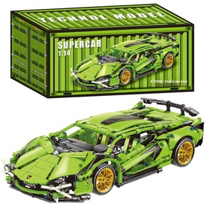 BGL人気1:14 DIYアセンブリリモコンおもちゃ車モデルビルディングブロック子供用プラスチックおもちゃ - Product Image 5