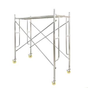 Marco de fácil instalación Andamio de Marco Ringlock de acero galvanizado móvil con ruedas - Product Image 2