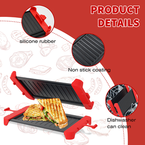 Sinh viên đại học bận rộn các chuyên gia sự lựa chọn lò vi sóng sản xuất bánh sandwich nướng nhà sản xuất pho mát không dính máy rửa chén nướng món ăn chảo - Product Image 4