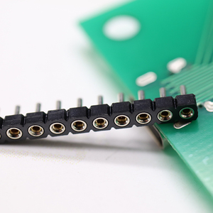 メスヘッダー02-40Pピッチ2.54mm PCBコネクタ丸型ピンボード1列ストレート加工メスヘッダー - Product Image 3