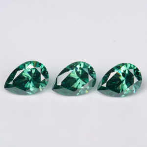 סיטונאי צבעוני אגס לחתוך moissanite גבוהה VVS באיכות גבוהה-סוף תכשיטי התאמה אישית