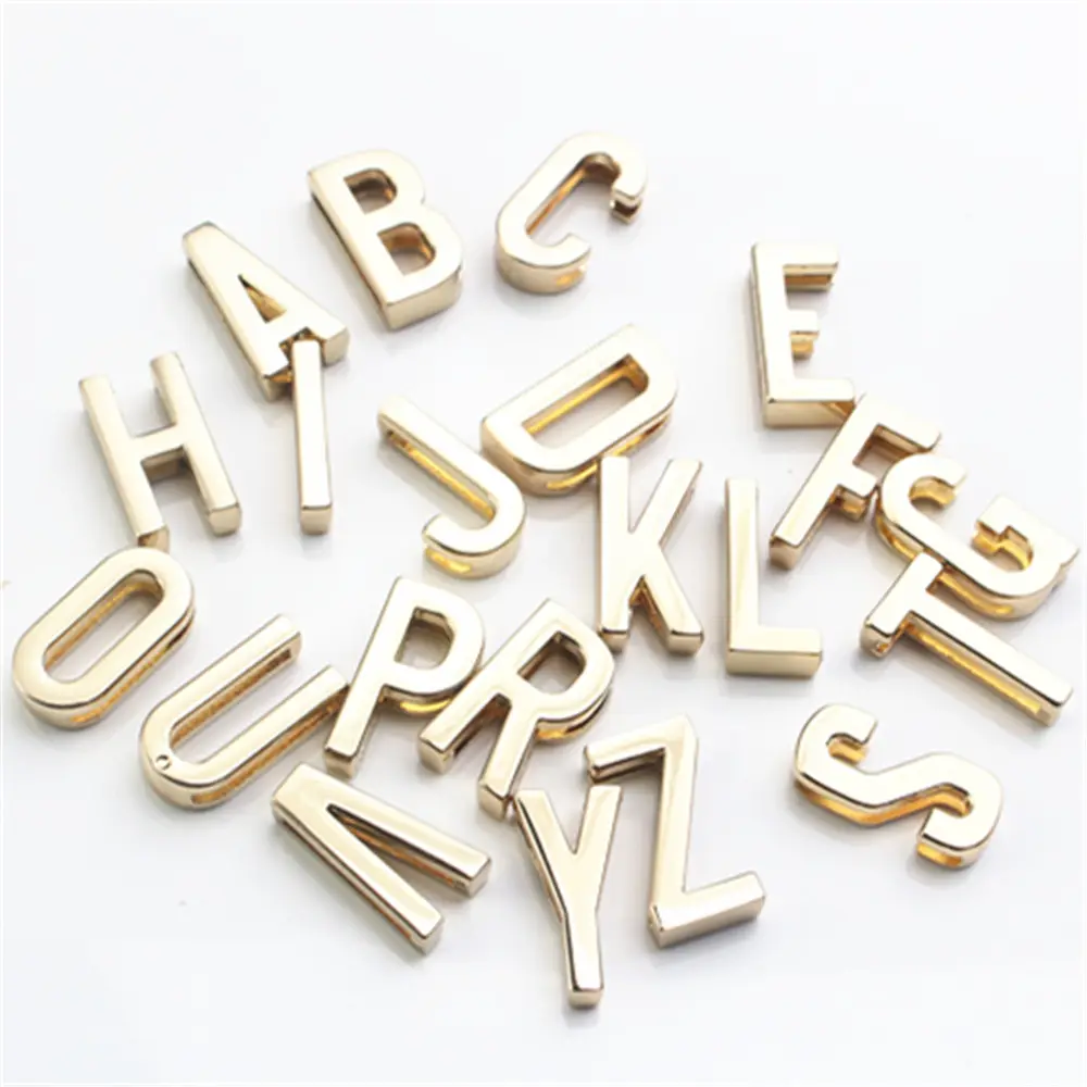 26 initiales de l'alphabet lettre Bracelet DIY pendentif à breloques pour la fabrication de collier boucle d'oreille fabrication de bijoux collier de chien sac accessoires