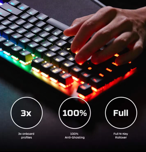 Hyper X ALLOY ORIGINS CORE Mechanical Gaming <strong>Keyboard</strong> Black RGB Gaming <strong>Keyboard</strong>, Software <strong>Controlled</strong> Light &amp; Macro Customization - Product Image 5