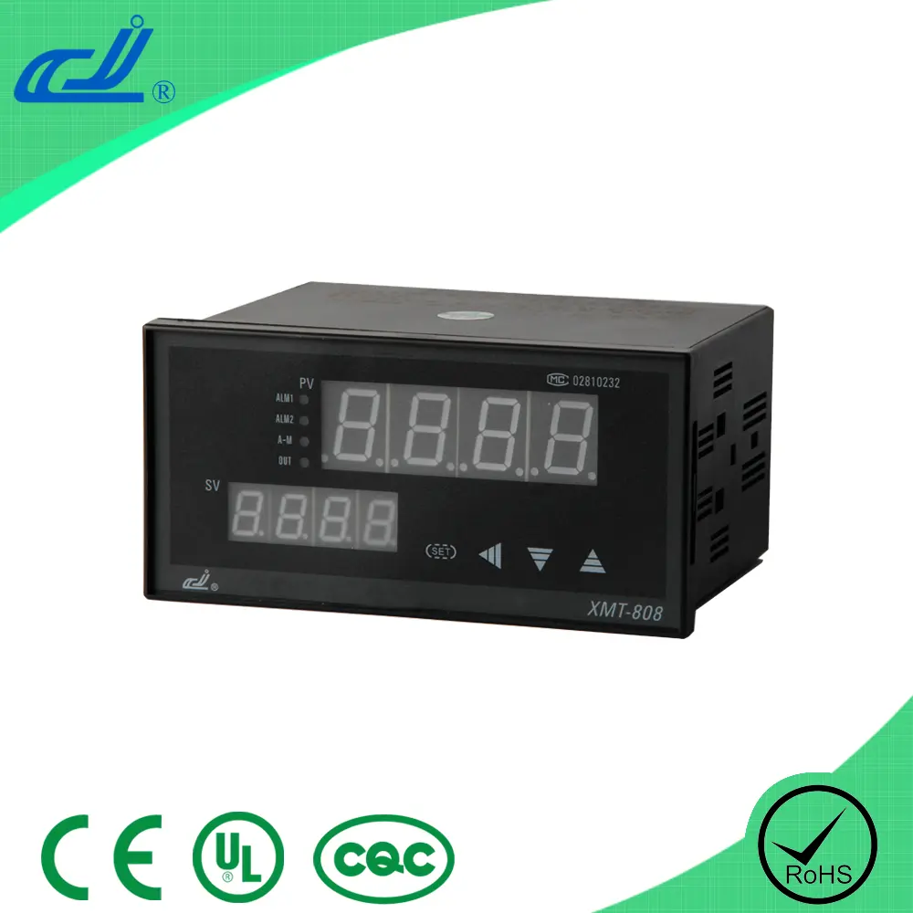 Cj XMT-808K controlador de temperatura pid, controlador de temperatura de tudo o sinal com modelagem de 485 ou 232 de comunicação
