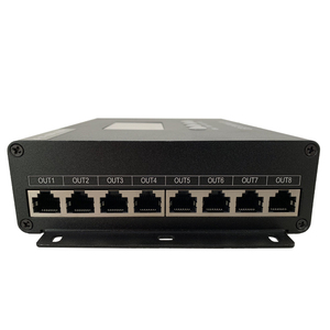 Поддержка DMX512, светодиодный контроллер с 8 портами, автономный контроллер для RGB LED Pixel SPI или DMX512, контроллер SD-карты