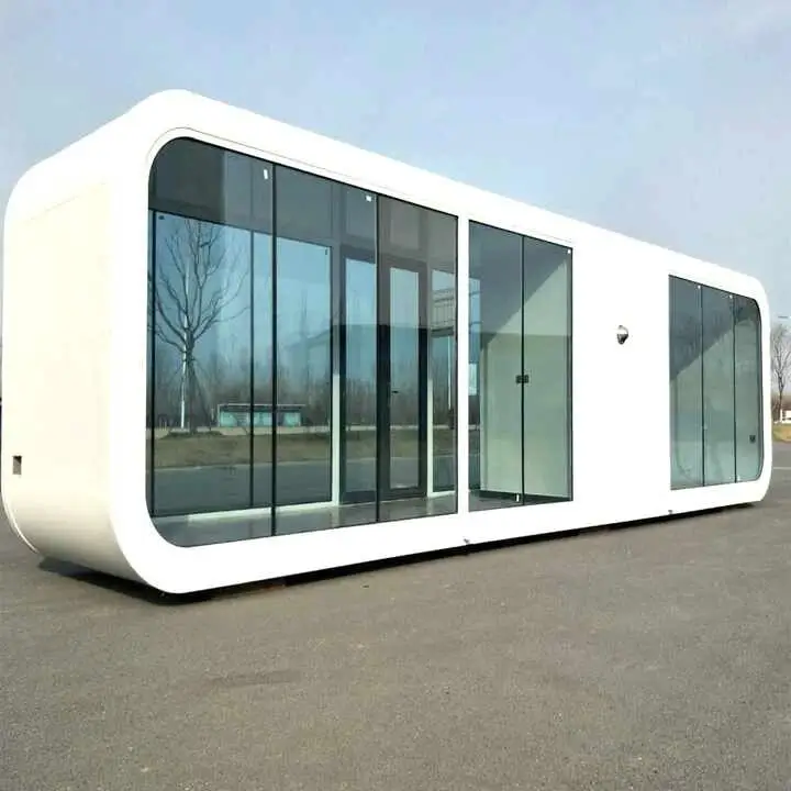 Yaoda Personalización Movible Prefab Tiny Home Portable Office Pod Prefabricado Apple Cabin para vivir y trabajar