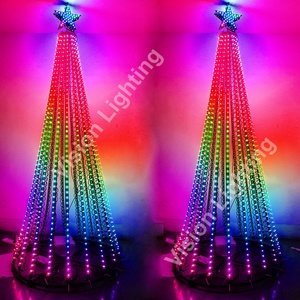 Yüksek parlaklık programlanabilir DC12V WS2811 piksel Garland Led RGB noel ağaç ışıkları - Product Image 1