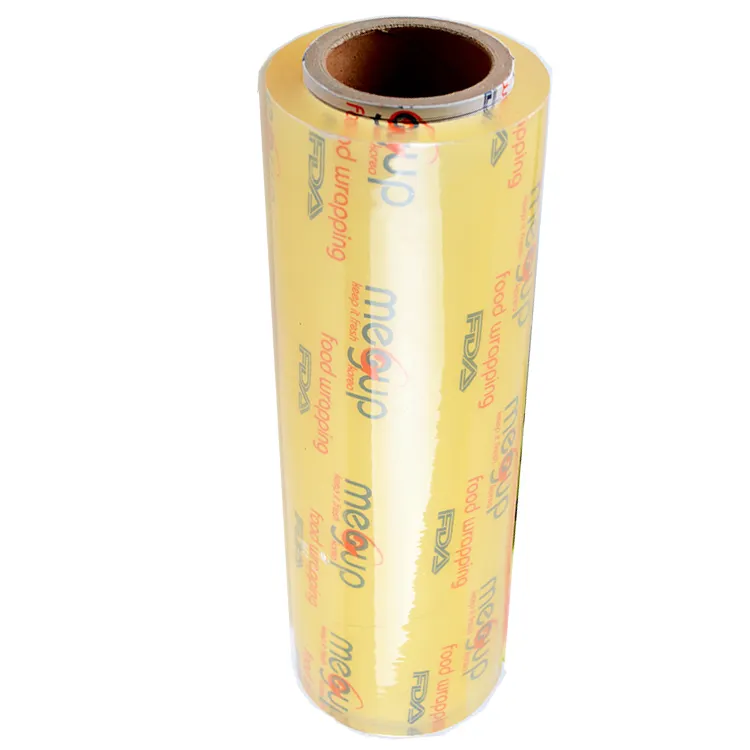 Fábrica Outlet Fornecedor Pvc Cling Film Food Grade Anti Fogging Pvc Stretch Wrap Film Jumbo Roll