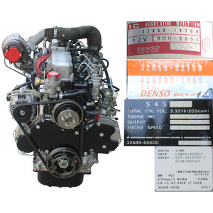 Mitsubishi máy móc công nghiệp tăng áp <span class=keywords><strong>4</strong></span> Xi Lanh động cơ diesel S4S-DT điện bắt đầu cho 1-<span class=keywords><strong>4</strong></span> tấn xe nâng phụ tùng - Product Image 4