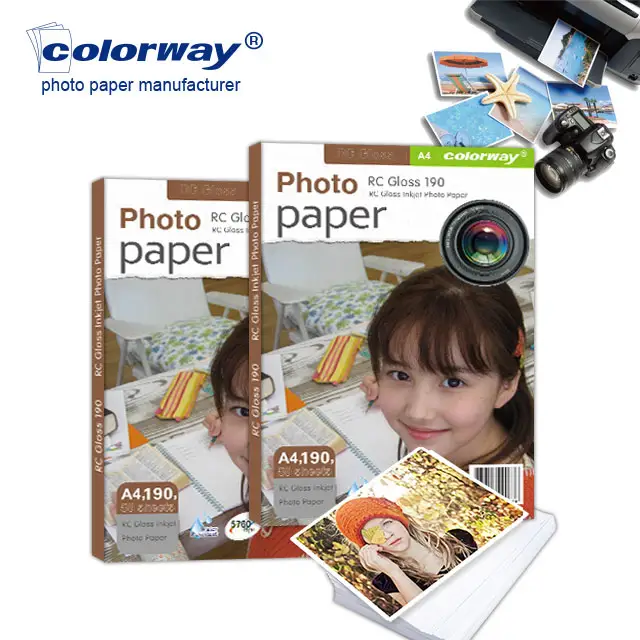 A4 Sheets 260g Premium RC satin resin coated inkjet photo paper waterproof