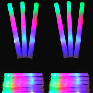 60 Cái Glow Sticks Số Lượng Lớn Đầy Màu Sắc <span class=keywords><strong>Led</strong></span> Foam Cổ Vũ Ống Rgb Trong Bóng Tối Ánh Sáng Cho Đảng Tím Baton Up Cổ Vũ Tùy Chỉnh - Product Image 2