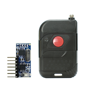 Un trasmettitore e ricevitore a distanza di Rf del bottone 433mhz 1-telecomando del bottone + modulatore di digital del modulo Rf del ricevitore - Product Image 1