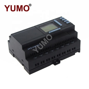 Módulo PLC APB-22MTDL puertos de salida de alta velocidad, con LCD, 14 puntos de entrada digital, 8 puntos, salida de transistor NPN, nuevo y original