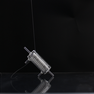 Tùy chỉnh trong suốt ống thủy tinh thạch anh condenser cuộn dây thạch anh ngưng tụ ống cho phòng thí nghiệm - Product Image 3