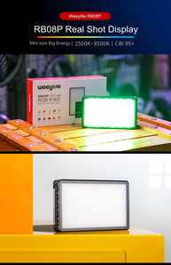 VILTROX Weeylite RB-08P RGB LED Video işığı LED kamera ışık dolgu ışığı 2500-8500K fotoğraf video çekim tiktok toptan - Product Image 5