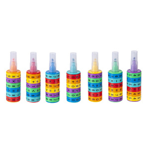 幼儿园数码魔方玩具圆柱荧光笔教育早教工具学生奖小礼品 - Product Image 1