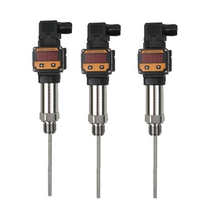 LED LCD統合PT100温度送信機挿入タイプ熱抵抗温度センサー4-20mA/0-10V出力 - Product Image 6