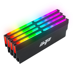 IHTP Precio de fábrica ARGB Light RAM Memory Cooler PC Computer RAM Disipador de calor para DDR Tarjeta de memoria Chaleco Radiador