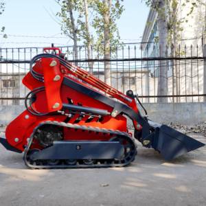 Free Shipping Cheap Mini Skid Steer Loader EPA/EURO 5 Diesel Mini Skid Steer Loaders Crawler Driving Style Mini Wheel Loader - Product Image 2