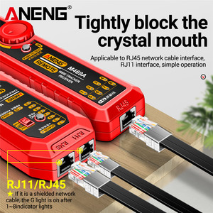 ANENGネットワークケーブルトラッカーM469AネットワークアナライザーRJ45RJ11電話回線ネットワークワイヤー検出器トラッカー測定ケーブルツール - Product Image 3