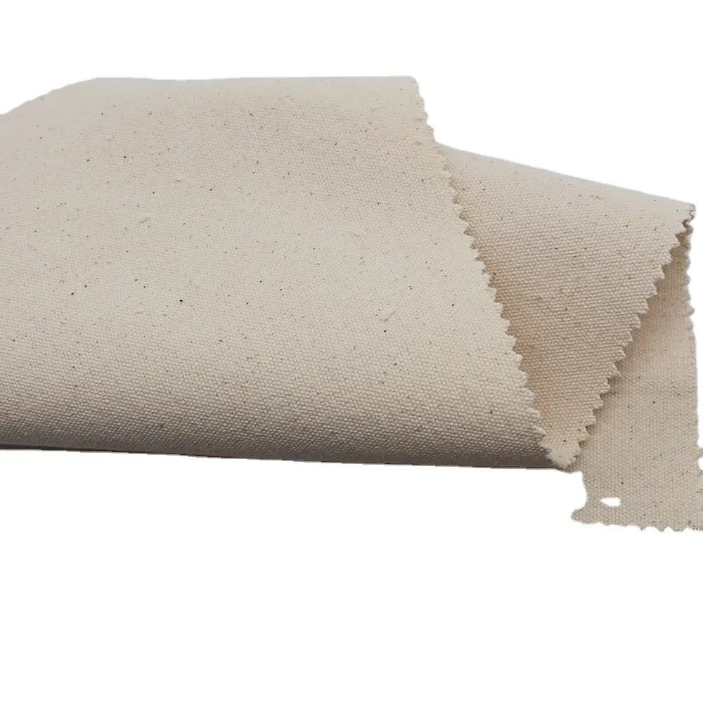 12 oz 12 oz 100% cotone materiale tela grigio tessuto greige per la produzione di borse per scarpe da tenda