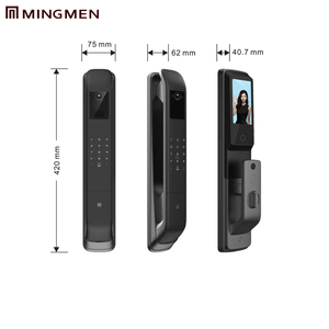 MINGMEN Visual Camera Remote Unlocking Front Door APP Lock Automatic Finger Vein Screened Push Pull Smart Door Lock with Camera - Product Image 3