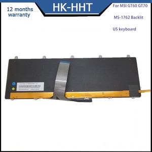 コンピューターus言語内部キーボードバックライト付きMSIGT60 GT70 MS-1762キーボード用 - Product Image 4