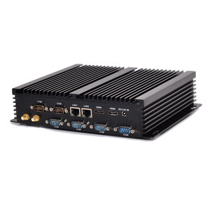 <strong>X86</strong> 6Xcom 2Xlan Core I7 4500U I5 4200U Win10 Pro Industrial Fanless Mini <strong>Computer</strong> - Product Image 1