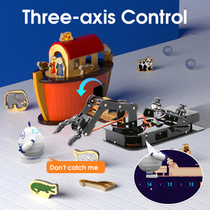 Robot linking ESP32 Robot Mechanical Arm Kit für Arduino DIY Desktop Lern roboter Arm für Arduino