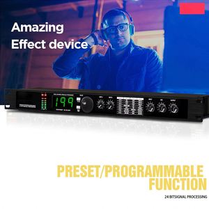 GAX-4II 110-220V 24Bit Professional Digital Reverb <strong>DSP</strong> Processor Digital Equalizer with 200 <strong>Programs</strong>