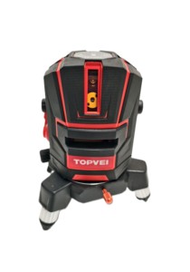 TOPVEI HV-02便携式5线自动旋转激光水平仪自流平360度多用途绿色光束十字水平仪 - Product Image 4