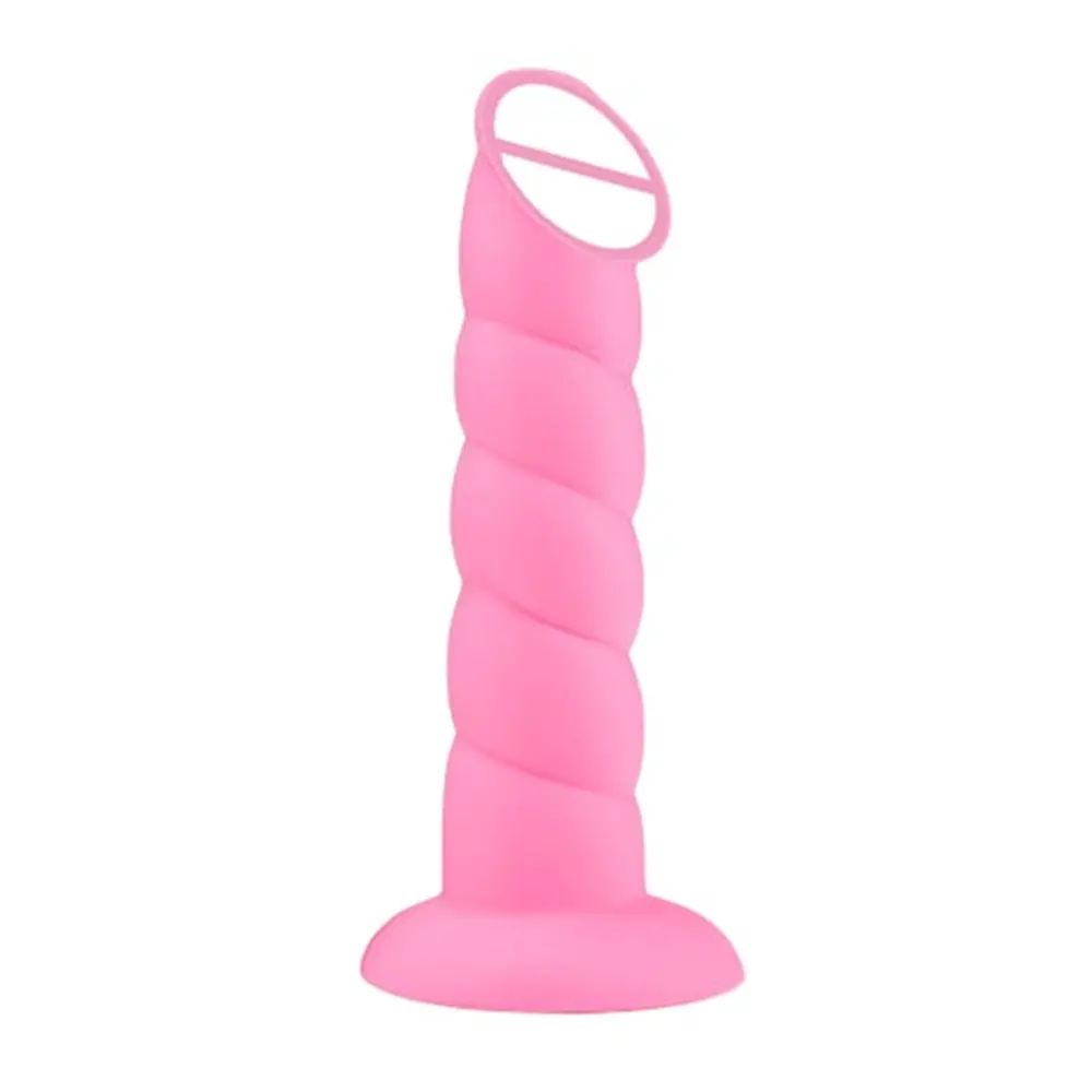 Produk seks silikon mainan besar untuk wanita Dildo berpilin penis karet