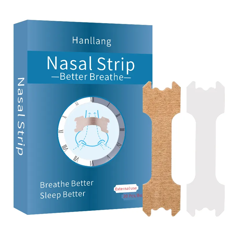 Vente en gros de bandelettes nasales dilatateur nasal produit anti-ronflement contre la mauvaise haleine