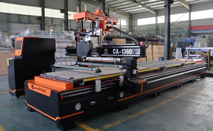 Máquina de carpintería de alta velocidad, enrutador CNC ATC de CA-1360 con cargador de 12 herramientas y hoja de sierra - Product Image 6