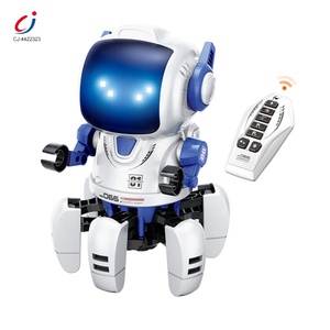 Chengji robot bambini giocattoli rc illuminazione del suono programmazione musica danza multifunzione wireless robot con telecomando
