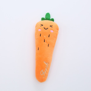 Lindos juguetes interactivos de gato de hierba gatera de algodón, juguetes de moda de dibujos animados para mascotas en forma de fruta, zanahoria y pimienta para animales pequeños, uso diario - Product Image 5