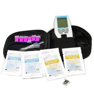 25 adet test şeritleri ile fonksiyon ölçer 7 in1 tam otomatik kuru biyokimyasal analiz metre/lipid profil metre/renal - Product Image 4