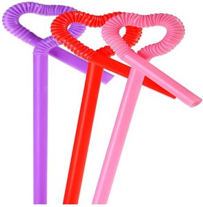 塑料吸管超长彩色一次性艺术花式茶吸管 - Product Image 2