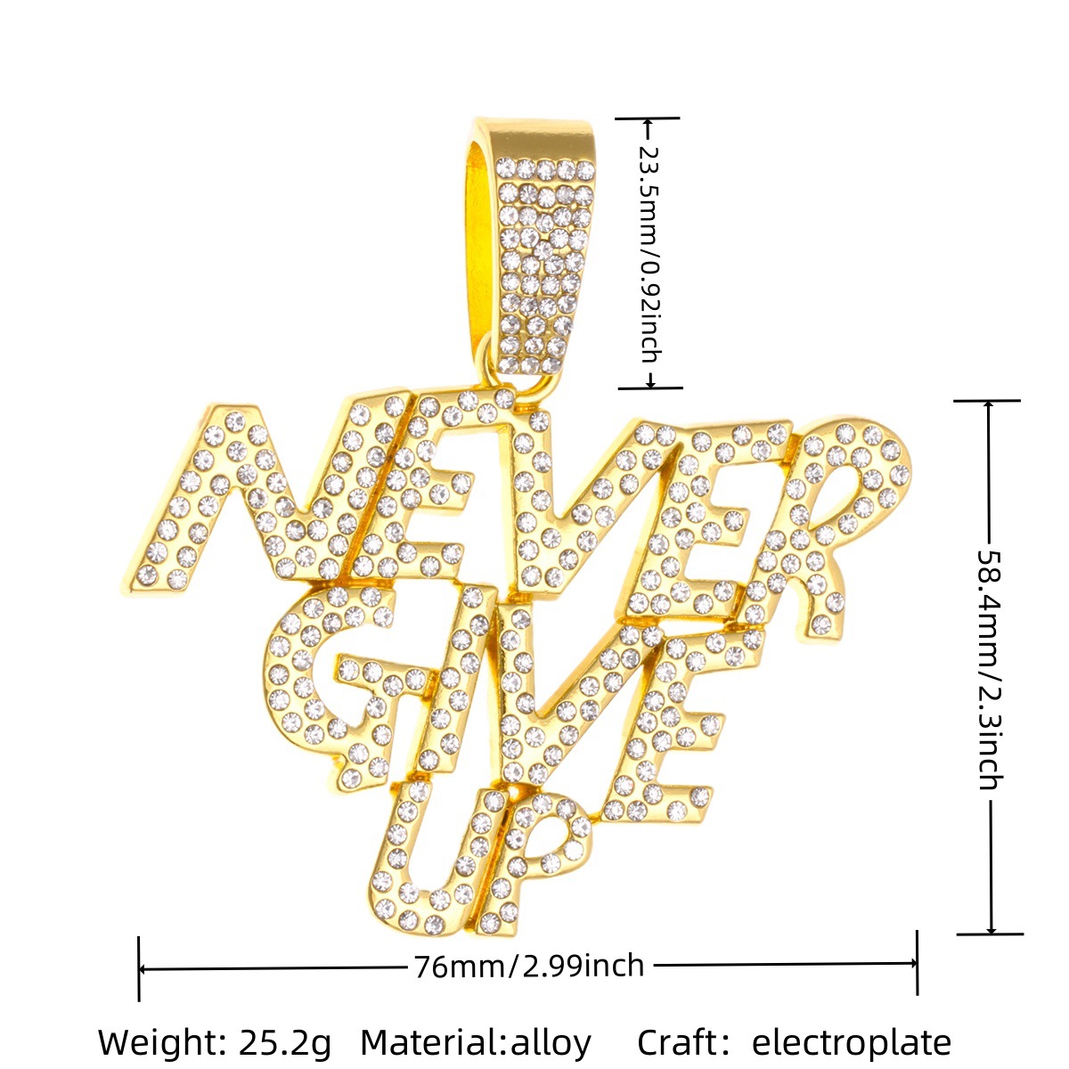 L'or ne renonce jamais à un seul pendentif